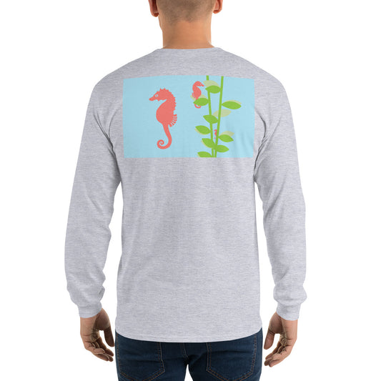 Seahorse Long Sleeve T-Shirt - Multiple Colors - SummerTies