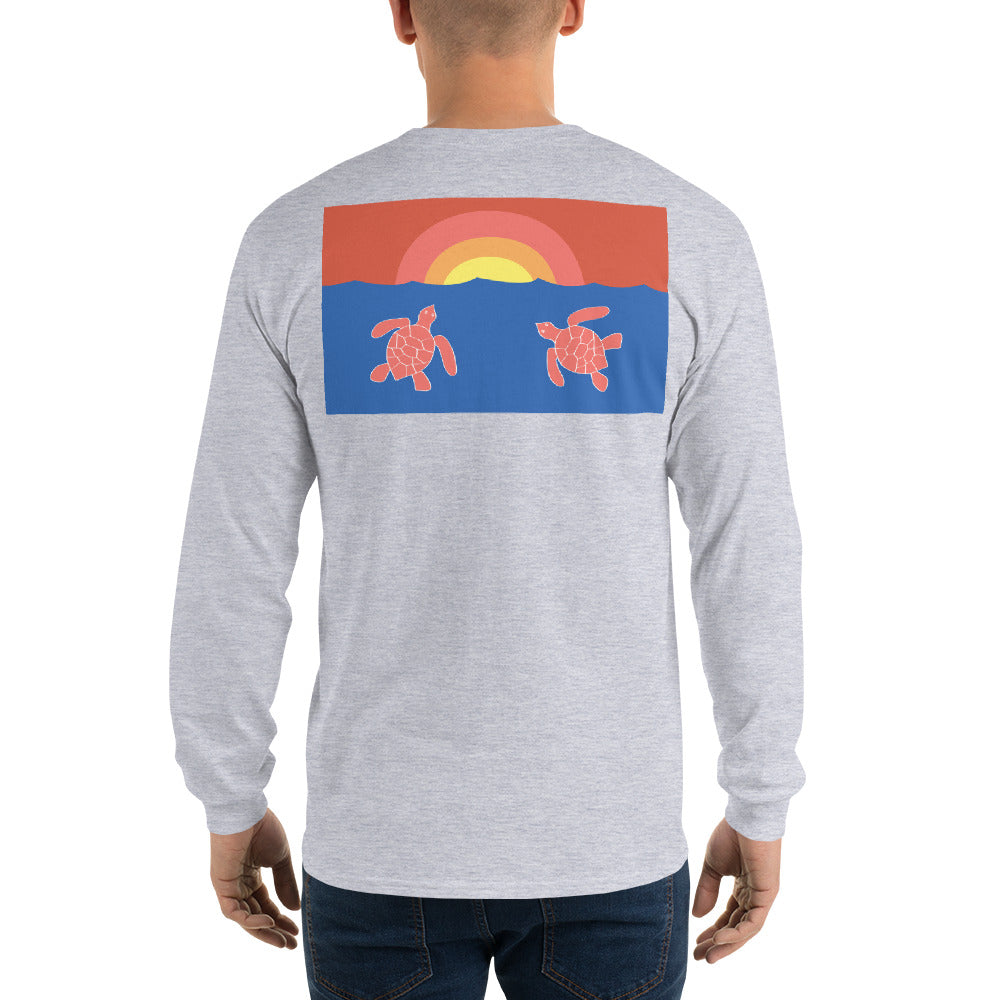 Turtle Long Sleeve T-Shirt - Multiple Colors - SummerTies