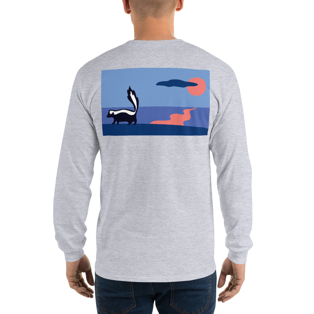 Skunk Long Sleeve T-Shirt - Multiple Colors - SummerTies