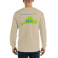 My Summers are Tied to Martha's Vineyard Blue and Green Long Sleeve T-Shirt - Multiple Colors - SummerTies