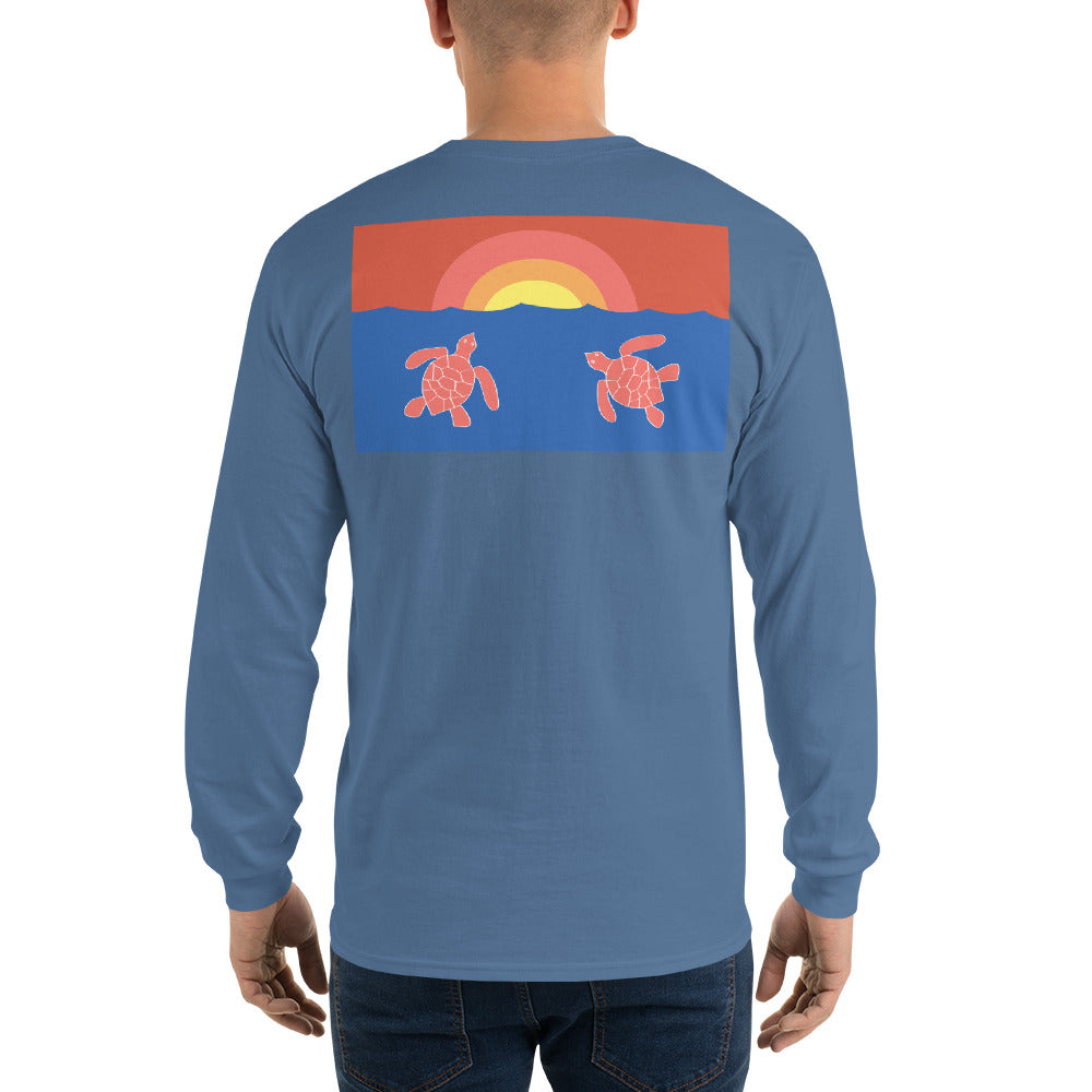 Turtle Long Sleeve T-Shirt - Multiple Colors - SummerTies
