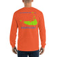 My Summers are Tied to Nantucket Blue and Green Long Sleeve T-Shirt - Multiple Colors - SummerTies