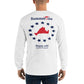 Martha's Vineyard 4th of July Long Sleeve T-Shirt - White - SummerTies