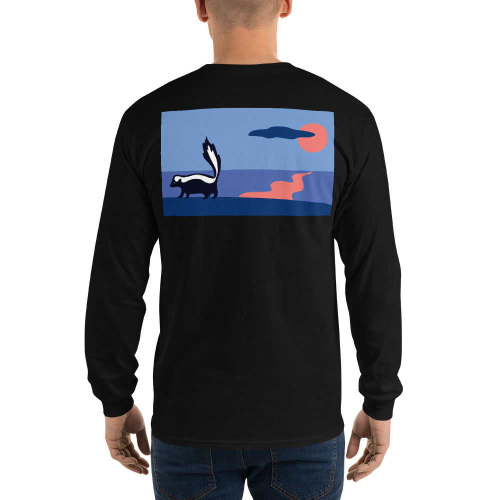 Skunk Long Sleeve T-Shirt - Multiple Colors - SummerTies