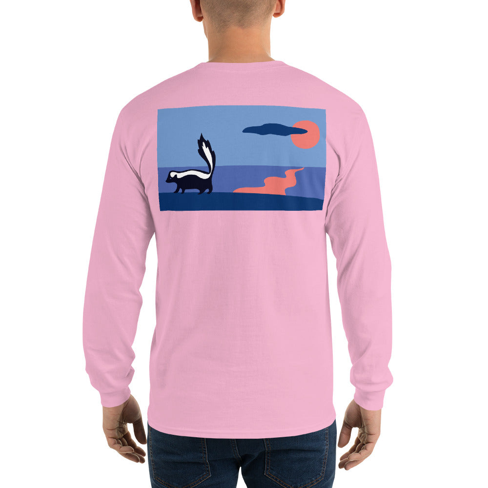 Skunk Long Sleeve T-Shirt - Multiple Colors - SummerTies