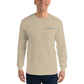 My Summers are Tied to Martha's Vineyard Pink and Green with Blue Block Long Sleeve T-Shirt - Multiple Colors - SummerTies
