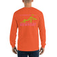 My Summers are Tied to Newport Bridge Pink and Green no Block Long Sleeve T-Shirt - Multiple Colors - SummerTies