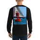 12 Metre Sailboat at Buoy Long Sleeve T-Shirt - Multiple Colors - SummerTies