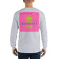 My Summers are Tied to Newport Pineapple Blue and Green with Pink Block Long Sleeve T-Shirt - Multiple Colors - SummerTies