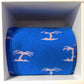 Palm Tree Socks - Men's Mid Calf - Blue - SummerTies