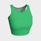 Solid Athletic Crop Top - Green - SummerTies