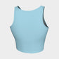 Solid Athletic Crop Top - Light Blue - SummerTies