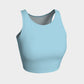 Solid Athletic Crop Top - Light Blue - SummerTies