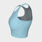 Solid Athletic Crop Top - Light Blue - SummerTies