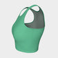 Solid Athletic Crop Top - Light Green - SummerTies