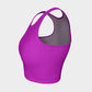 Solid Athletic Crop Top - Purple - SummerTies