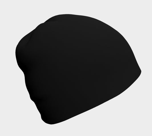 Solid Winter Beanie - Black - SummerTies