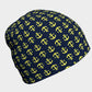 Anchor Toss Winter Beanie - Yellow on Navy - SummerTies