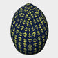 Anchor Toss Winter Beanie - Yellow on Navy - SummerTies