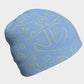 Anchor Dream Light Blue Winter Beanie - SummerTies