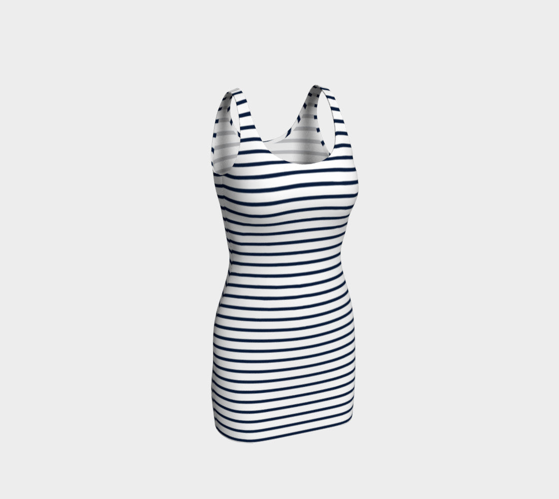 Striped Bodycon Dress