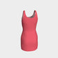 Solid Bodycon Dress - Coral