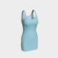 Solid Bodycon Dress - Light Blue