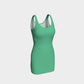 Solid Bodycon Dress - Light Green