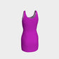Solid Bodycon Dress - Purple