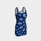 Anchor Pinwheel Bodycon Dress - Navy - SummerTies