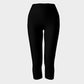 Solid Adult Capris - Black - SummerTies
