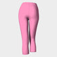 Solid Adult Capris - Light Pink - SummerTies