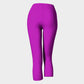 Solid Adult Capris - Purple - SummerTies