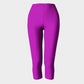 Solid Adult Capris - Purple - SummerTies