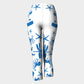 Multi Creature Adult Capris - Blue on White - SummerTies