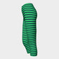 Striped Adult Capris - Navy on Green - SummerTies