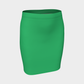 Solid Fitted Skirt - Green - SummerTies