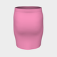 Solid Fitted Skirt - Light Pink - SummerTies