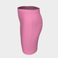 Solid Fitted Skirt - Light Pink - SummerTies