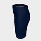 Solid Fitted Skirt - Navy - SummerTies