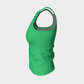 Solid Fitted Tank Top - Green - SummerTies