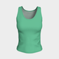 Solid Fitted Tank Top - Light Green - SummerTies