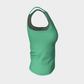 Solid Fitted Tank Top - Light Green - SummerTies