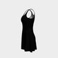 Solid Flare Dress - Black