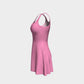 Solid Flare Dress - Light Pink