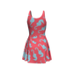 Seahorse Flare Dress - Coral Pink - SummerTies