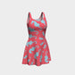 Seahorse Flare Dress - Coral Pink - SummerTies