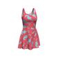 Seahorse Flare Dress - Coral Pink - SummerTies