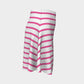 Striped Flare Skirt - Pink on White - SummerTies