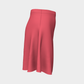 Solid Flare Skirt - Coral - SummerTies